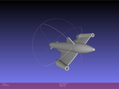 ESA Invictus Hypersonic Spaceplane Model 3D Принт Модель