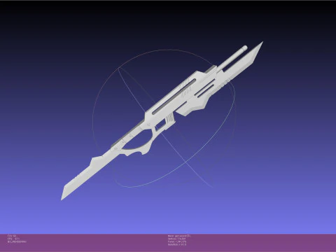 Espada Kaiju n&ordm; 8 gera&ccedil;&atilde;o Modelo de Impressão 3D