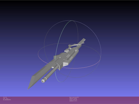 Kaiju No 8 Gen Sword 3D Print Model