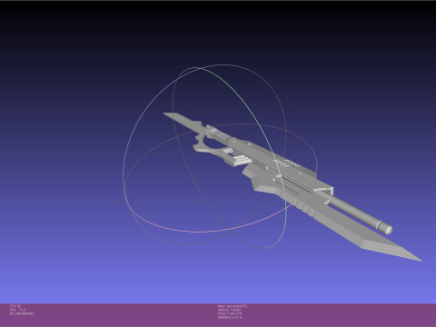 Kaiju No 8 Gen Sword 3D Print Model