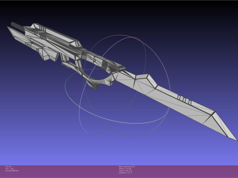 Kaiju No 8 Gen Sword 3D Print Model