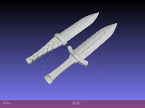 Vinland Saga Thorfinn Daggers 3D Print Model