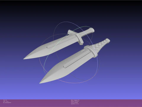Vinland Saga Thorfinn Daggers 3D Print Model