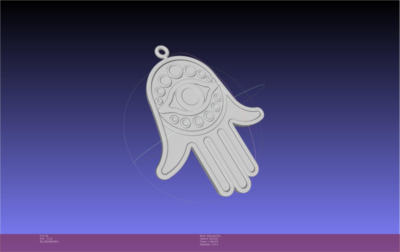 Gachiakuta Gris Talisman Modello di stampa 3D .c4d .max .obj .3ds .fbx .stl .blend 