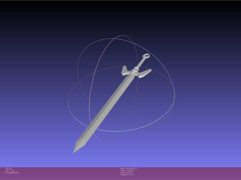 Dungeon Of Black Company Shia Sword Model do druku 3D