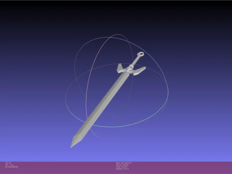 Dungeon Of Black Company Shia Sword 3D Print Model