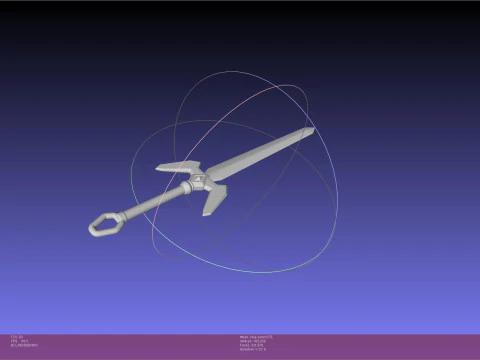 Dungeon Of Black Company Shia Sword 3D Print Model