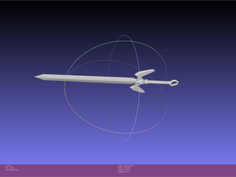 Dungeon Of Black Company Shia Sword Model do druku 3D