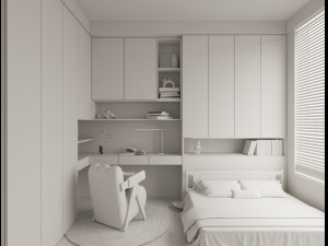 of interior study Model 3D