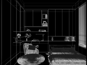 of interior study Model 3D