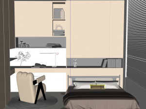 of interior study Model 3D