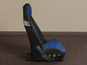 Sports Car Seat Seat Car Driver Seat 3D Model