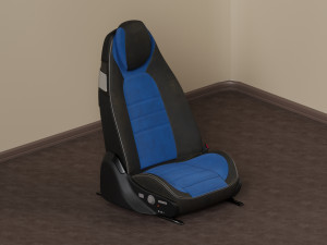 Sports Car Seat Seat Car Driver Seat 3D Model