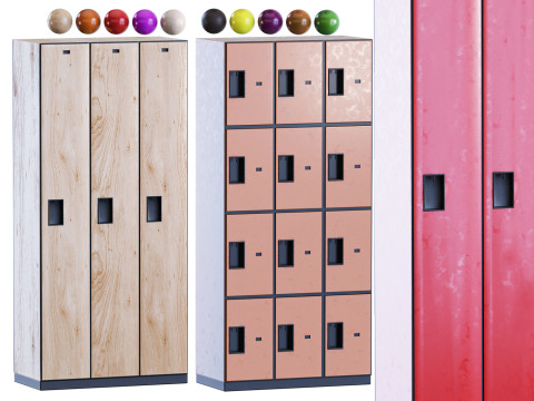 A set of gym racks 01 3D मॉडल