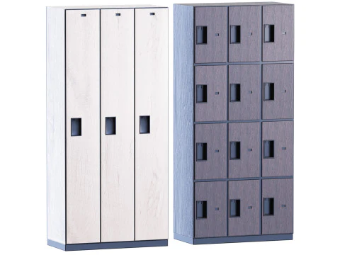 A set of gym racks 01 3D Model