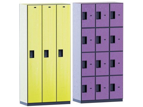 A set of gym racks 01 3D 모델