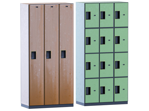 A set of gym racks 01 3D 모델