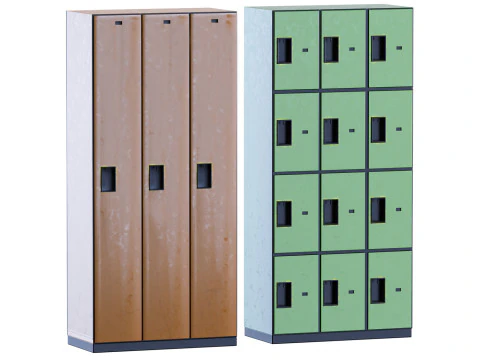 A set of gym racks 01 3D Model