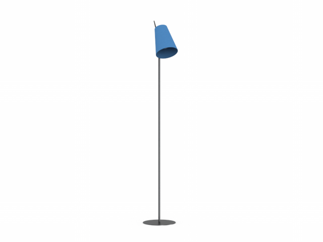 Floor lamp 3D Model .c4d .max .obj .3ds .fbx .stl .blend 