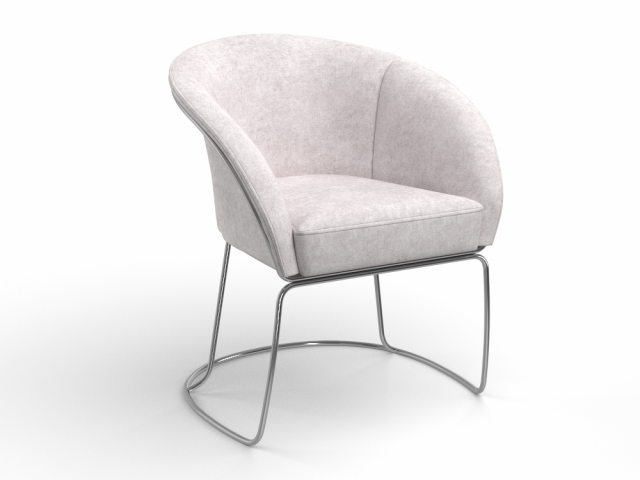 Armchair Model 3D .c4d .max .obj .3ds .fbx .stl .blend 