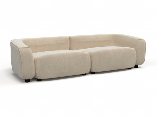 Sofa 3D Модель .c4d .max .obj .3ds .fbx .stl .blend 