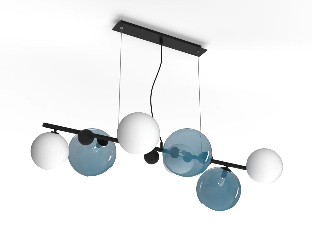 Pendant lamp 3D Model .c4d .max .obj .3ds .fbx .stl .blend