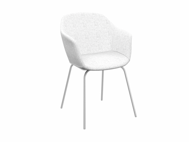 Armchair Model 3D .c4d .max .obj .3ds .fbx .stl .blend 
