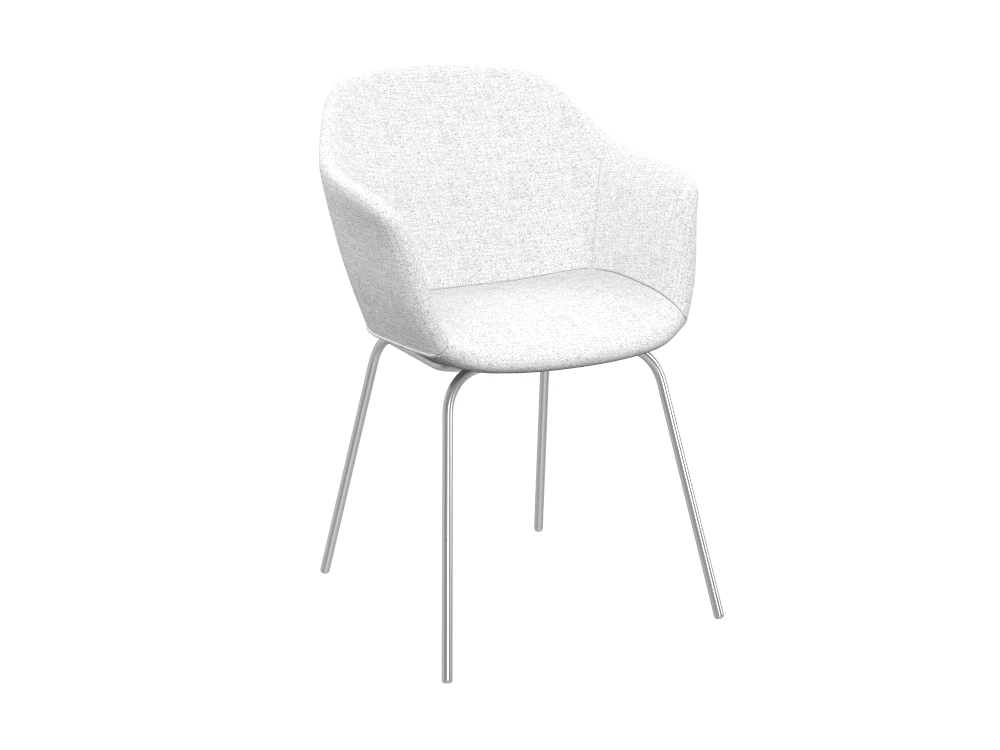 Armchair 3D Model .c4d .max .obj .3ds .fbx .stl .blend 