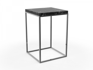 SIDE TABLE BLACK MARBLE 3D Модель