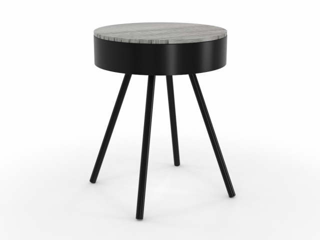 COFFEE TABLE BLACK Modello 3D .c4d .max .obj .3ds .fbx .stl .blend 