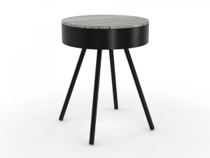 커피 테이블 블랙 3D 모델