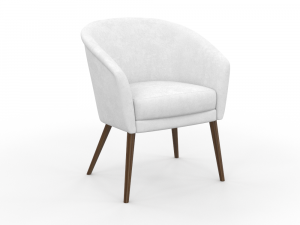 ARMCHAIR WHITE 3D-Modell