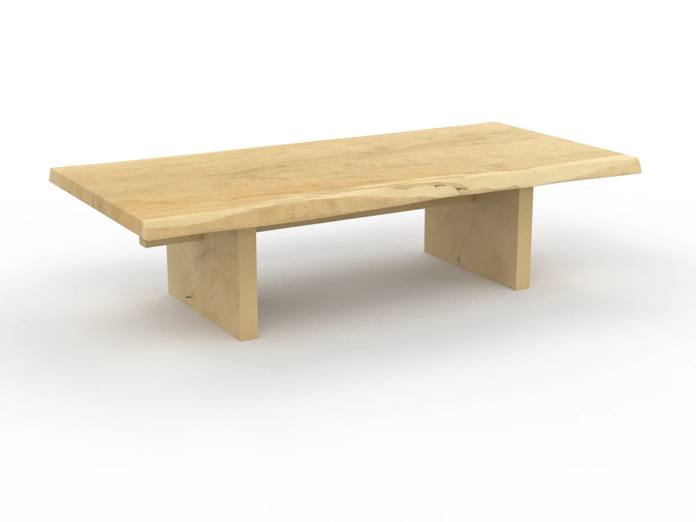 COFFEE TABLE NATURAL 3D Model .c4d .max .obj .3ds .fbx .stl .blend 