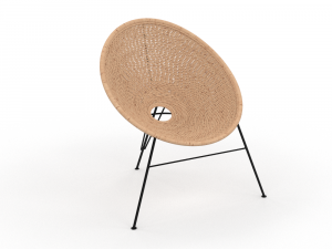CHAIR NATURAL 3D Model