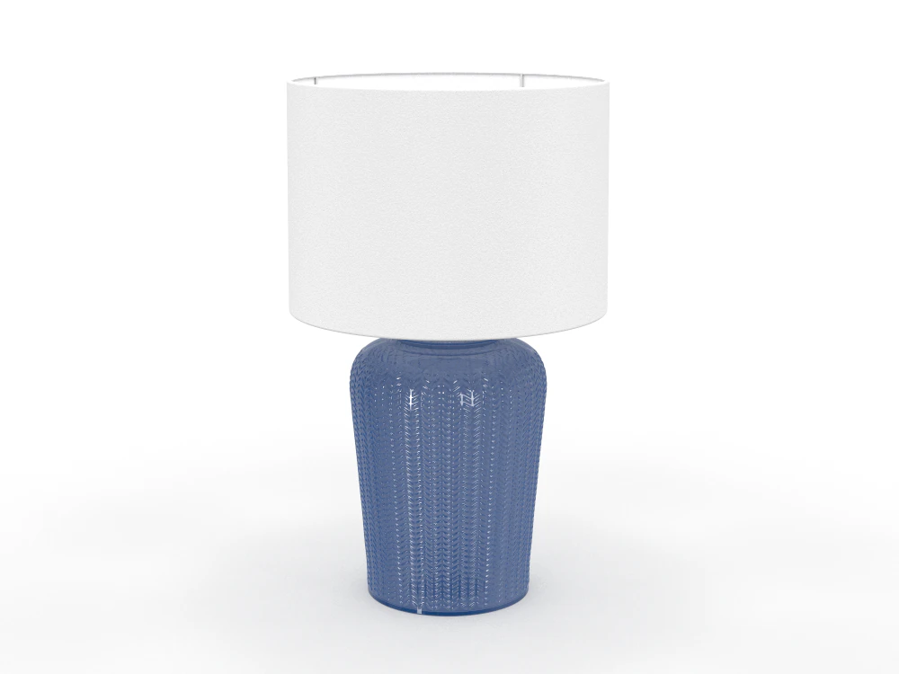 TABLE LAMP BLUE 3D Model .c4d .max .obj .3ds .fbx .stl .blend 