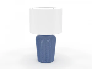 テーブルランプ ブルー 3Dモデル
