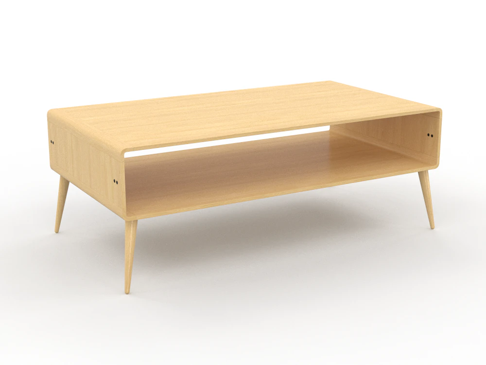 COFFEE TABLE NATURAL 3D Model .c4d .max .obj .3ds .fbx .stl .blend 