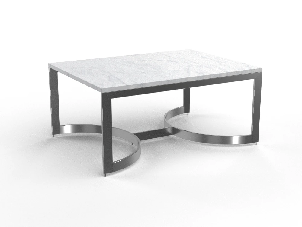 COFFEE TABLE GREY H2000181 3D Model .c4d .max .obj .3ds .fbx .stl .blend 
