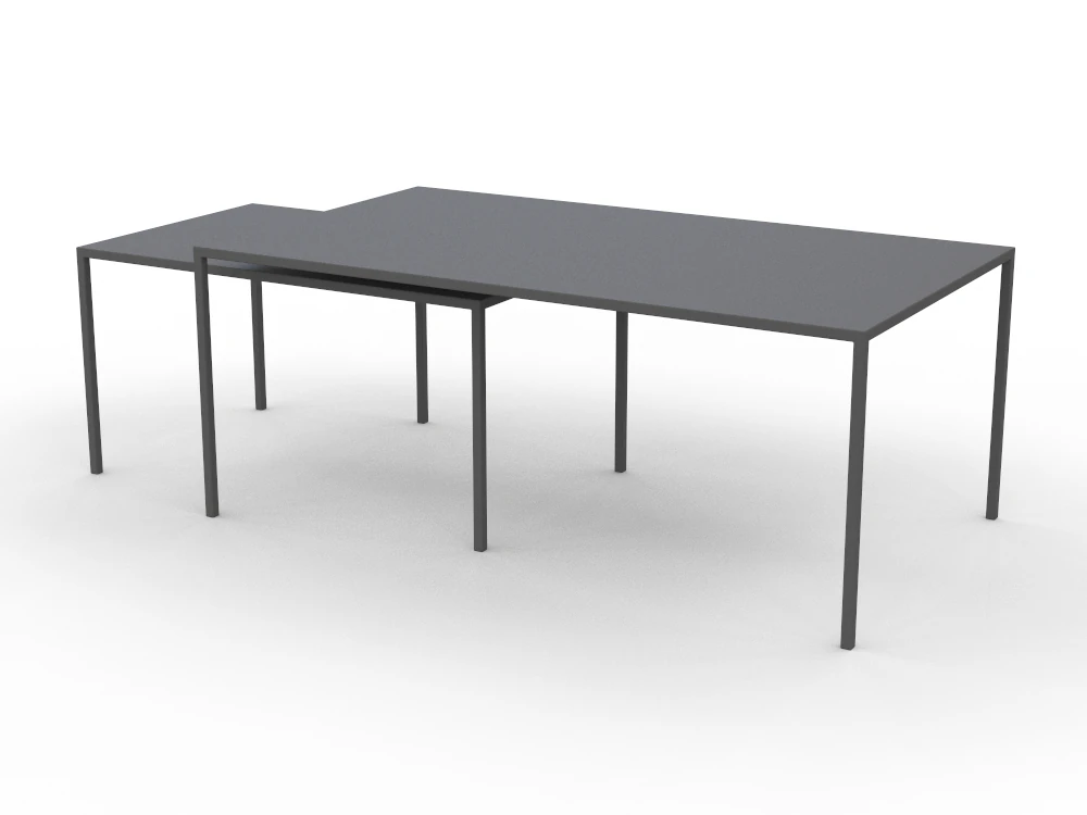 COFFEE TABLE BLACK H2000184 3D Model .c4d .max .obj .3ds .fbx .stl .blend 