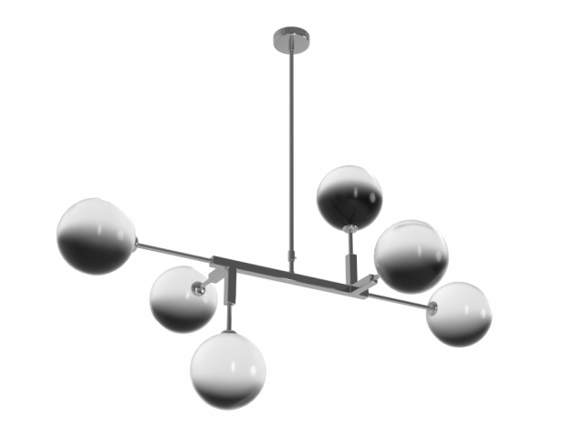PENDANT LAMP SILVER H2000248 3Dモデル .c4d .max .obj .3ds .fbx .stl .blend 