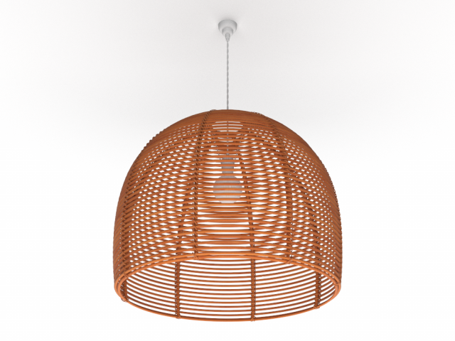 PENDANT LAMP NATURAL H2000249 Modelo 3D .c4d .max .obj .3ds .fbx .stl .blend 