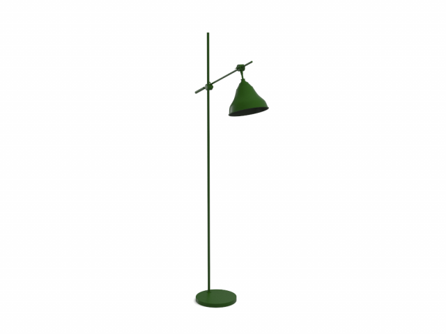Floor lamp 3D Model .c4d .max .obj .3ds .fbx .stl .blend