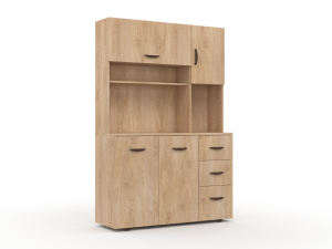 H2000281 STORAGE CABINET NATURAL 3D Model