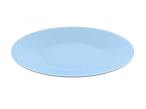 H2000283 PLATE BLUE Modèle 3D