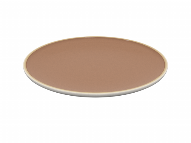 H2000286 PLATE BROWN 3D Model .c4d .max .obj .3ds .fbx .stl .blend 