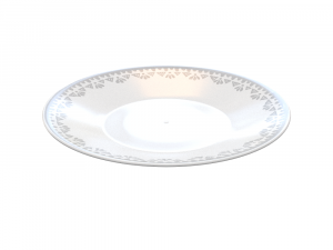 H2000287 PLATE WHITE 3D 모델
