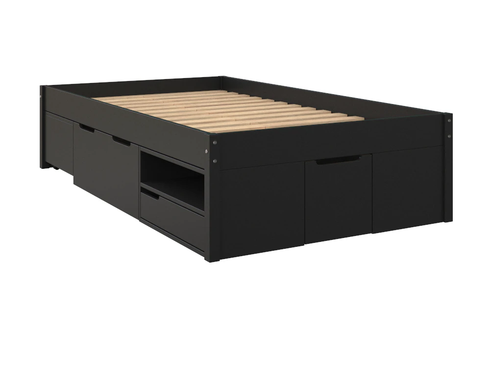 Bed frame 3D Model .c4d .max .obj .3ds .fbx .stl .blend 
