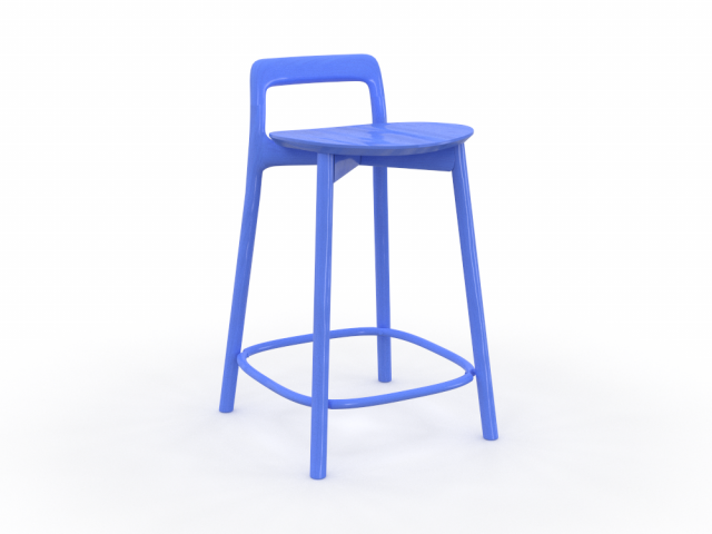 Bar chair Modèle 3D .c4d .max .obj .3ds .fbx .stl .blend