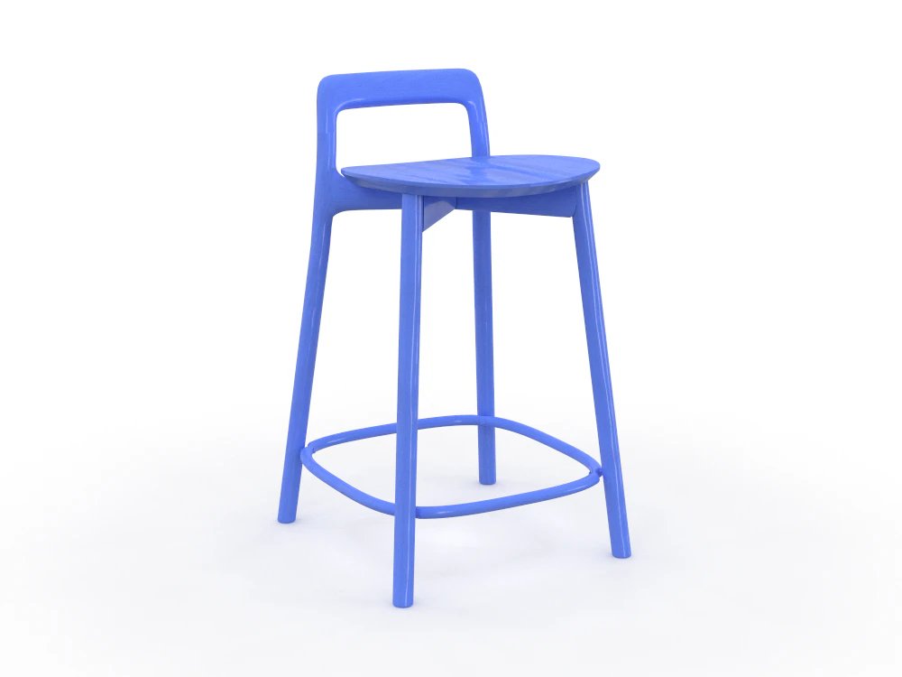 Bar chair 3D Model .c4d .max .obj .3ds .fbx .stl .blend 