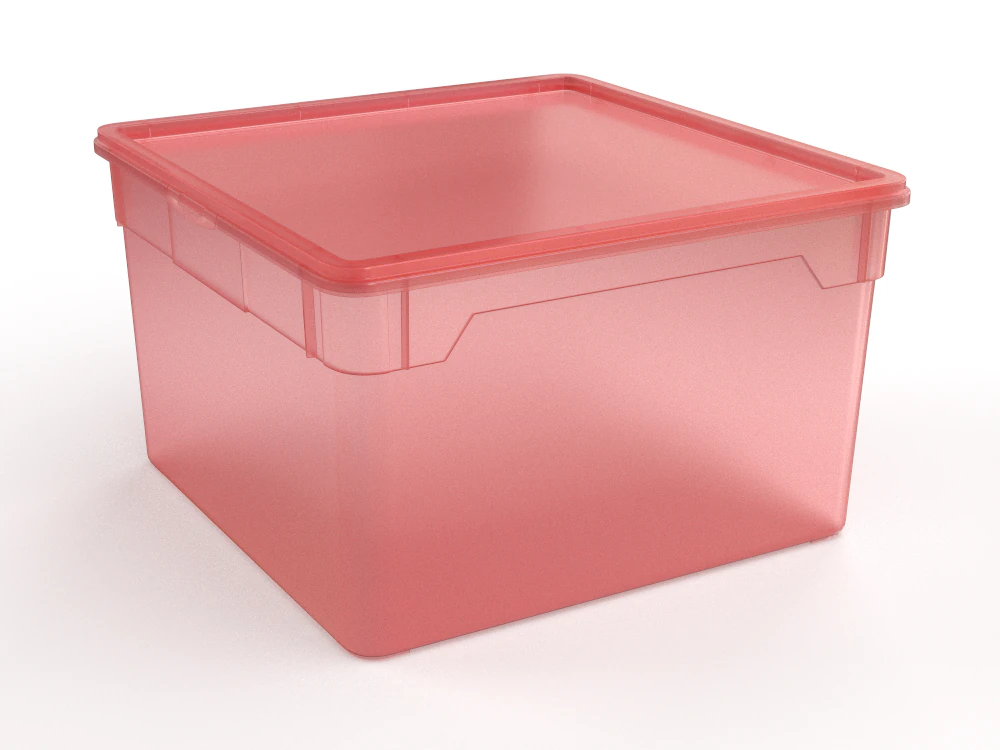 H2000411 BOX GRAY 3D Model .c4d .max .obj .3ds .fbx .stl .blend 